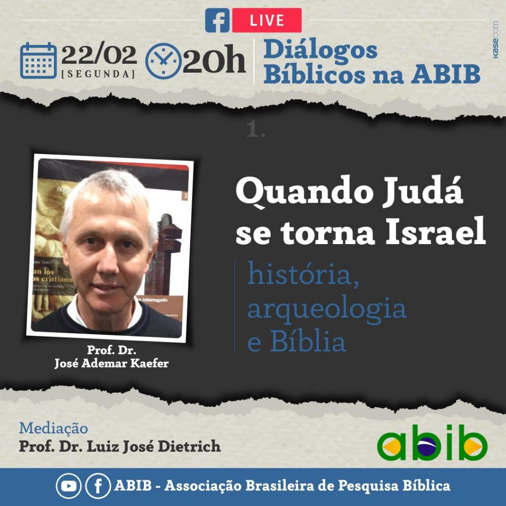 Live: Diálogos da Abib “Quando Judá se torna Israel”